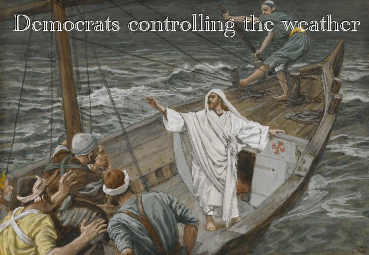 Democrats controlling the weather