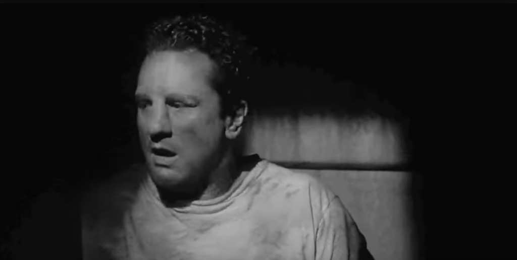 still from "Raging Bull" - in the prison cell